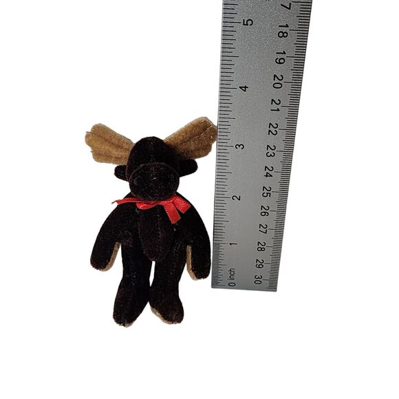 Boyds Bears Wuzzies Talbot F. Wuzzie Jointed Stuffed Moose With Tag - Picture 3 of 5